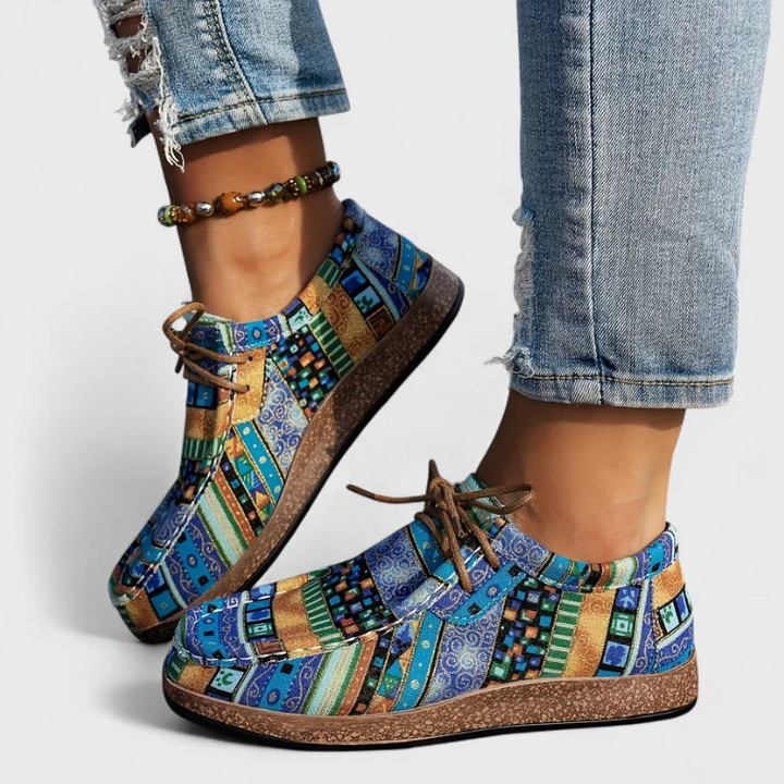 Éthéline™ — Mocassins imprimés artistiques confort quotidien