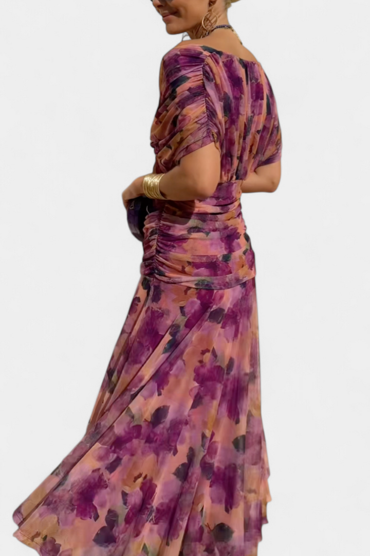 Alizée™ — Robe florale à grâce aérienne