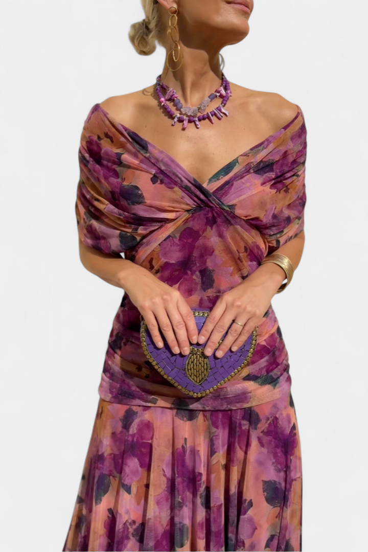 Alizée™ — Robe florale à grâce aérienne