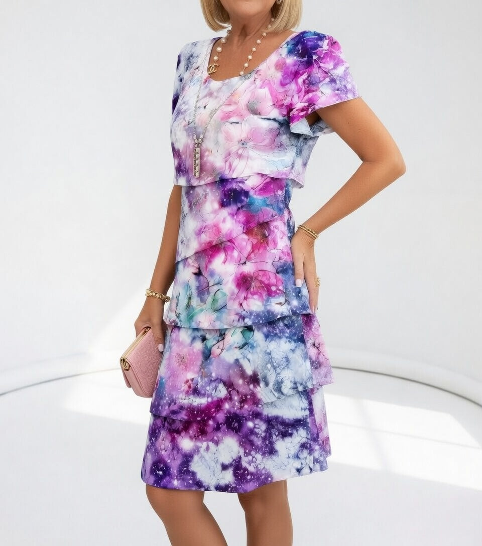 Floréline™ — Robe florale légère élégante estivale