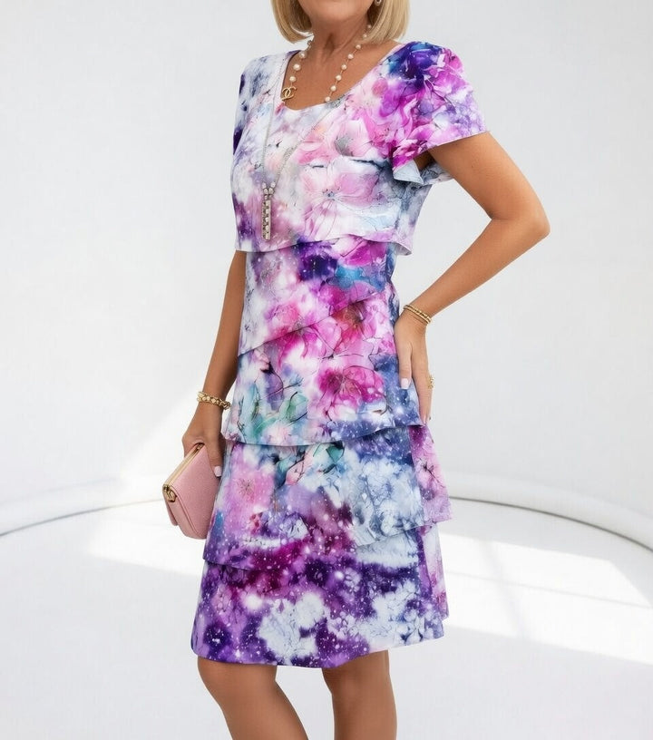 Floréline™ — Robe florale légère élégante estivale