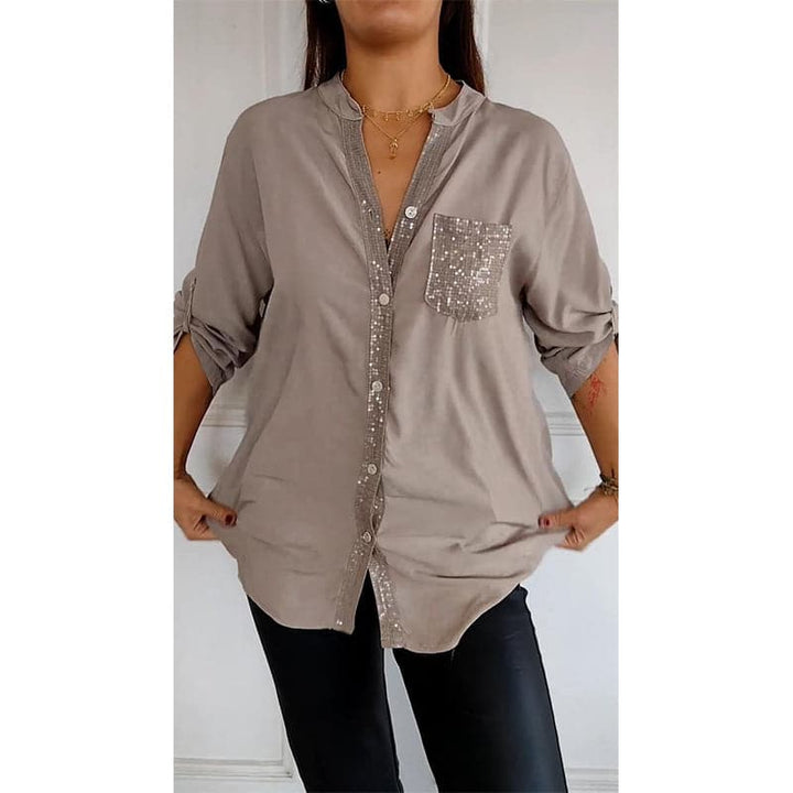 Marina™ — Top élégant aux détails lumineux