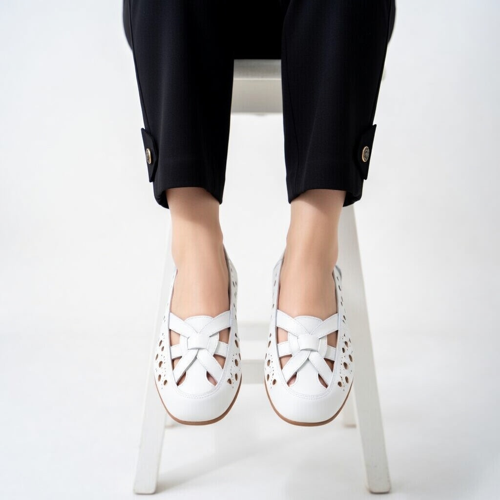 Élodiane™ — Ballerines ajourées élégantes confortables ergonomiques