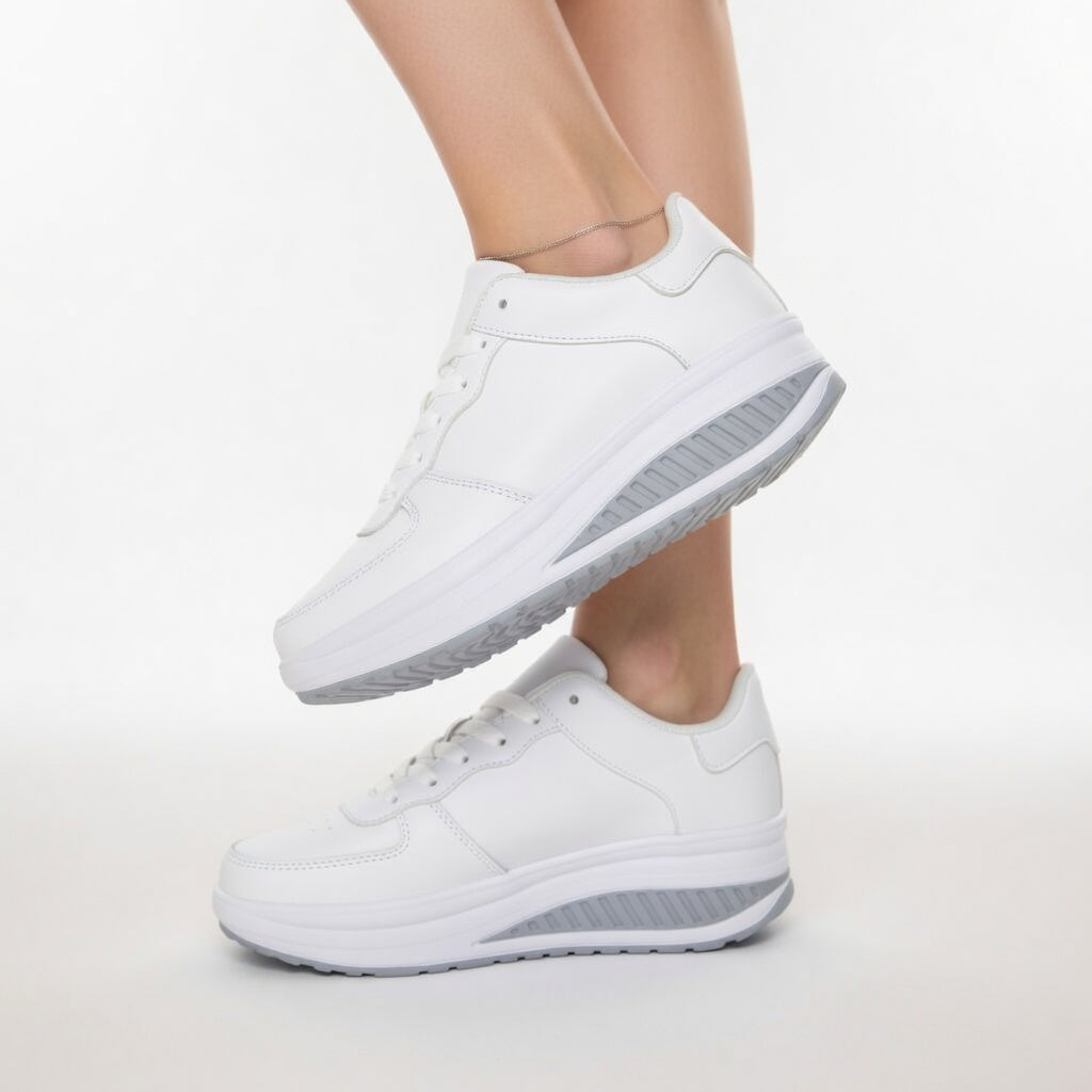 Auréline™ — Baskets compensées élégantes modernes ergonomiques