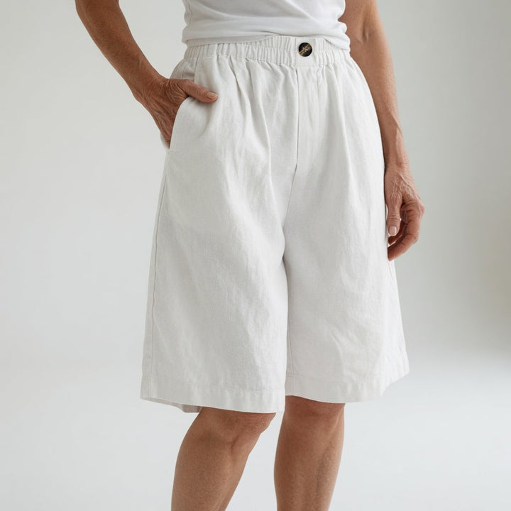 Wandeline™ — Short large taille élastique confort estival naturel