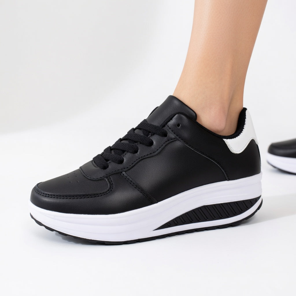 Auréline™ — Baskets compensées élégantes modernes ergonomiques