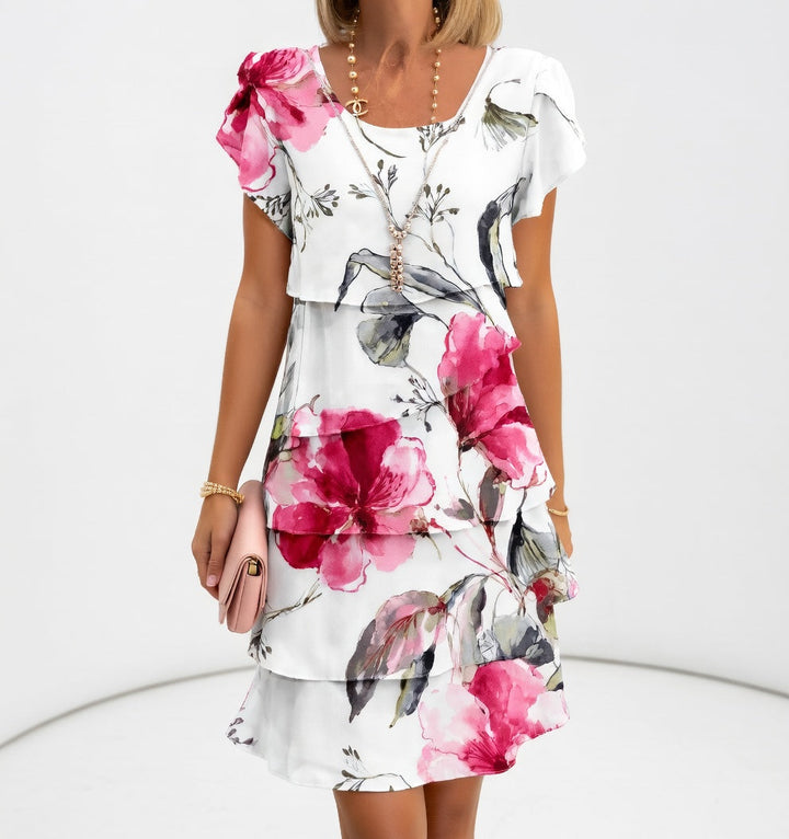 Floréline™ — Robe florale légère élégante estivale