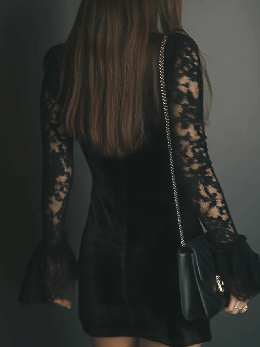 Orinthia™ — Robe velours au charme magnétique