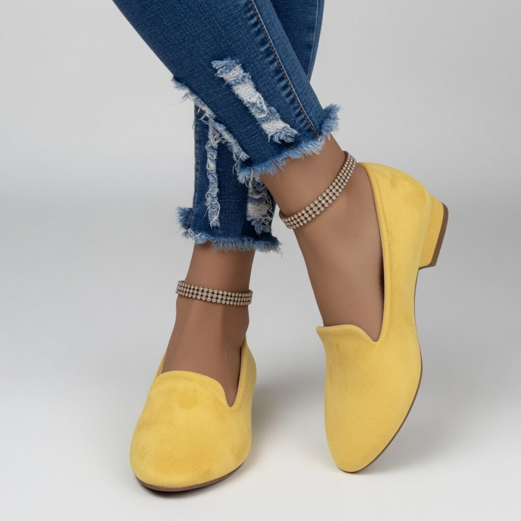 Azélie™ — Mocassin suédé coloré légèreté au quotidien