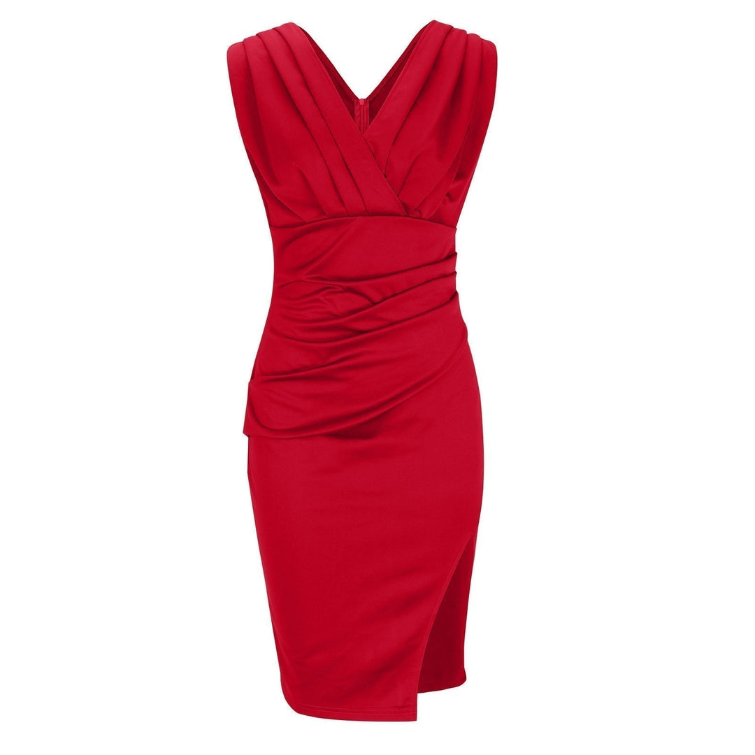 Adrienne™ — Robe élégante drapée à silhouette sculptante