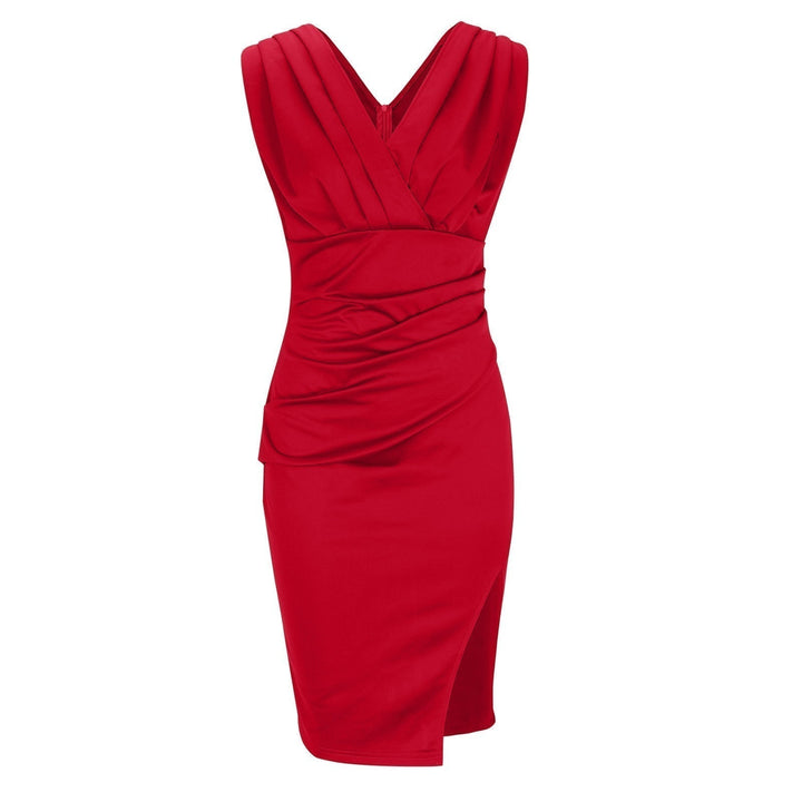 Adrienne™ — Robe élégante drapée à silhouette sculptante