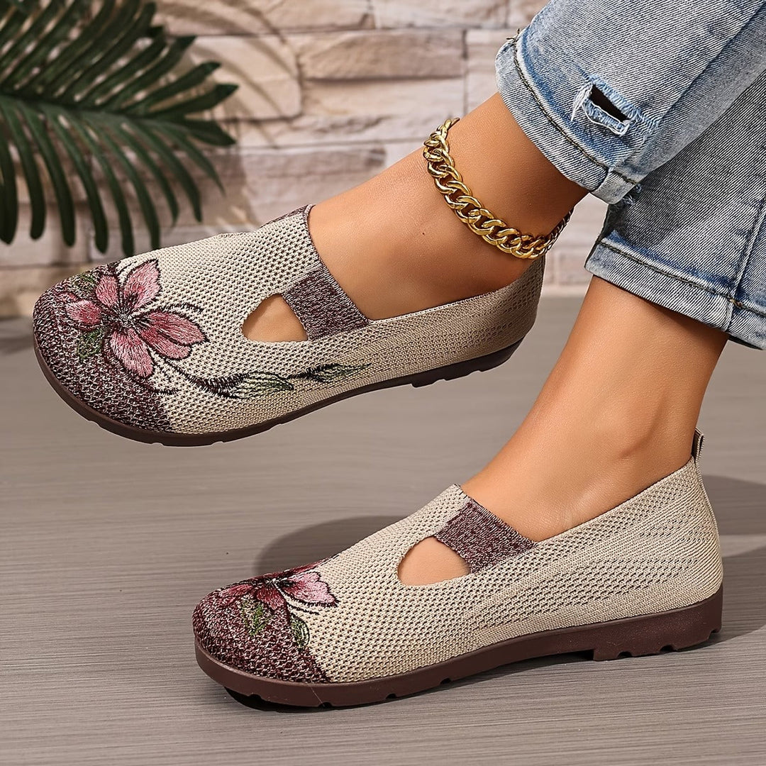 Rosalie™ — Ballerines ergonomiques élégantes à motif floral