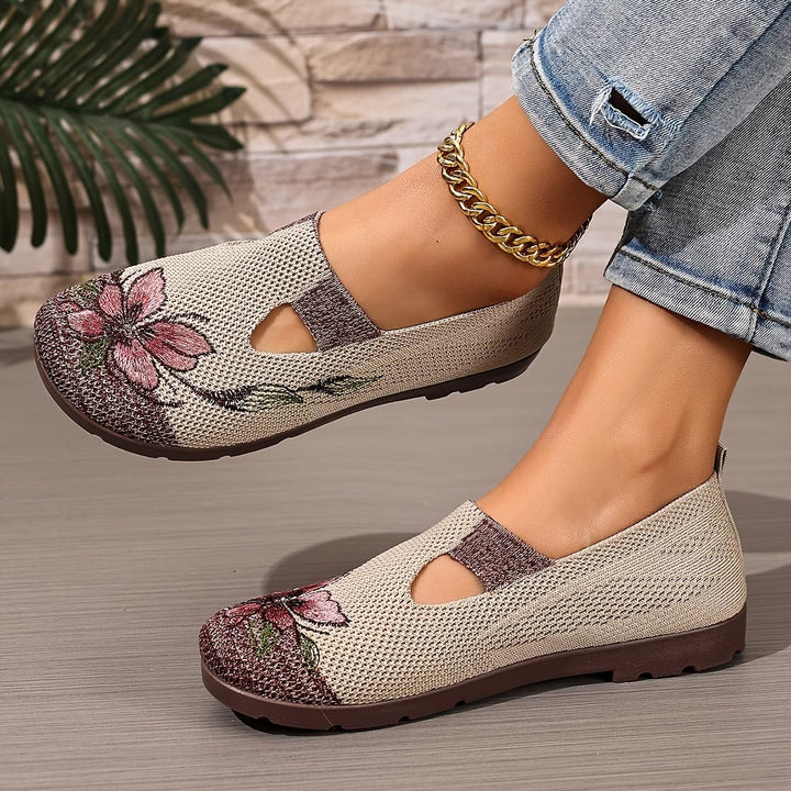 Rosalie™ — Ballerines ergonomiques élégantes à motif floral