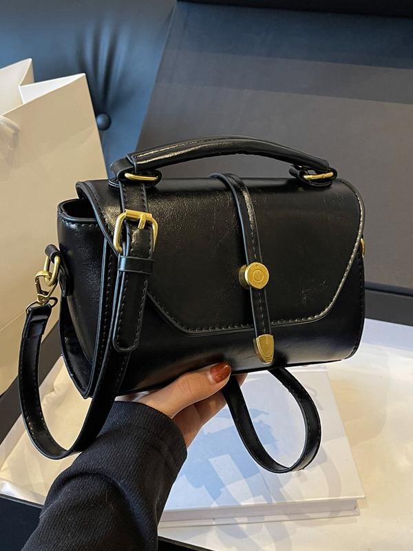 Élodie™ — Sac bandoulière carré chic contrasté