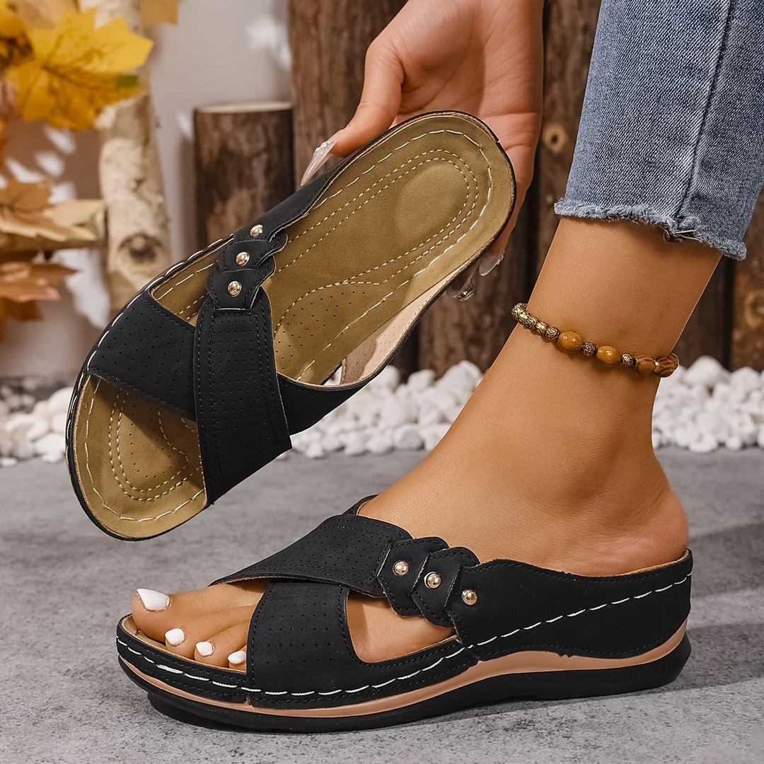 Printessa | Sandales Orthopédiques à Talon Wedge