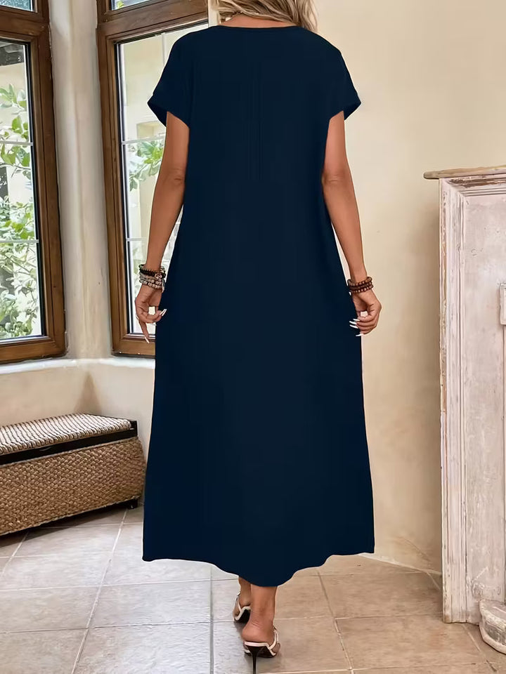 Margaux™ — Robe longue élégante et minimaliste