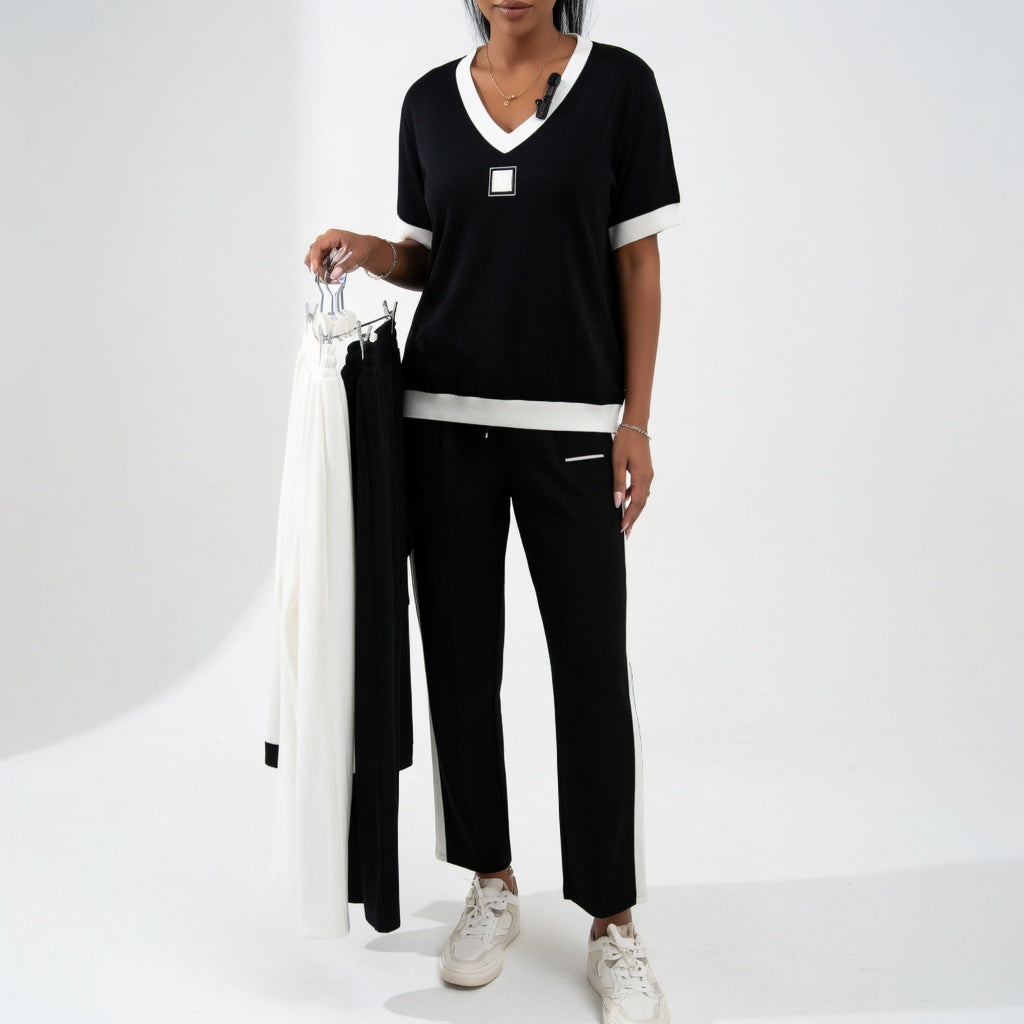 Célestine™ — Ensemble contrasté moderne élégant confortable