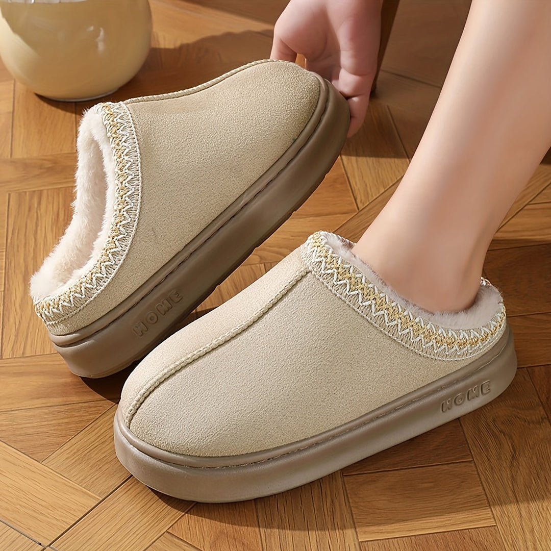Clémence™ — Pantoufles hivernales chaudes confortables