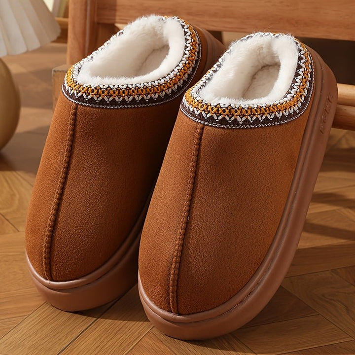 Clémence™ — Pantoufles hivernales chaudes confortables