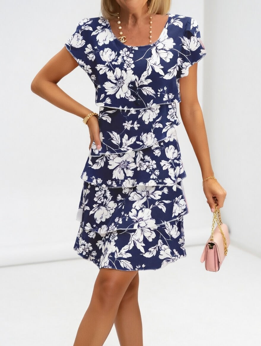 Floréline™ — Robe florale légère élégante estivale