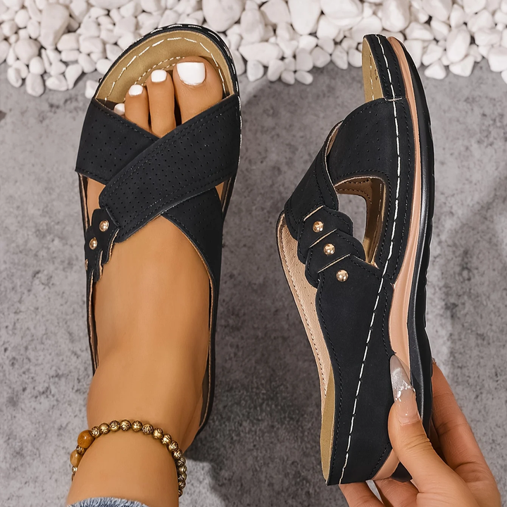 Printessa | Sandales Orthopédiques à Talon Wedge