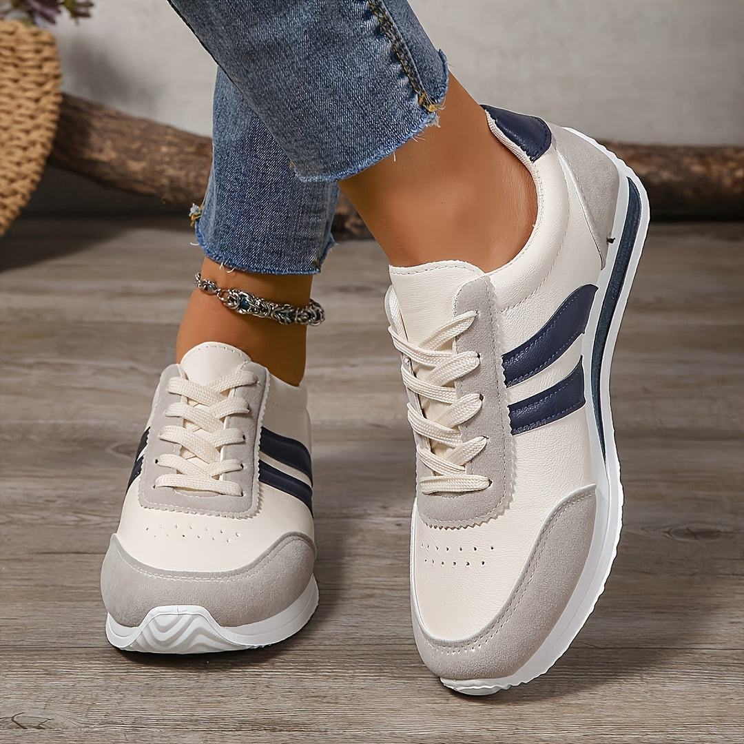 Lucienne™ — Sneakers blanches sportives élégantes confortables