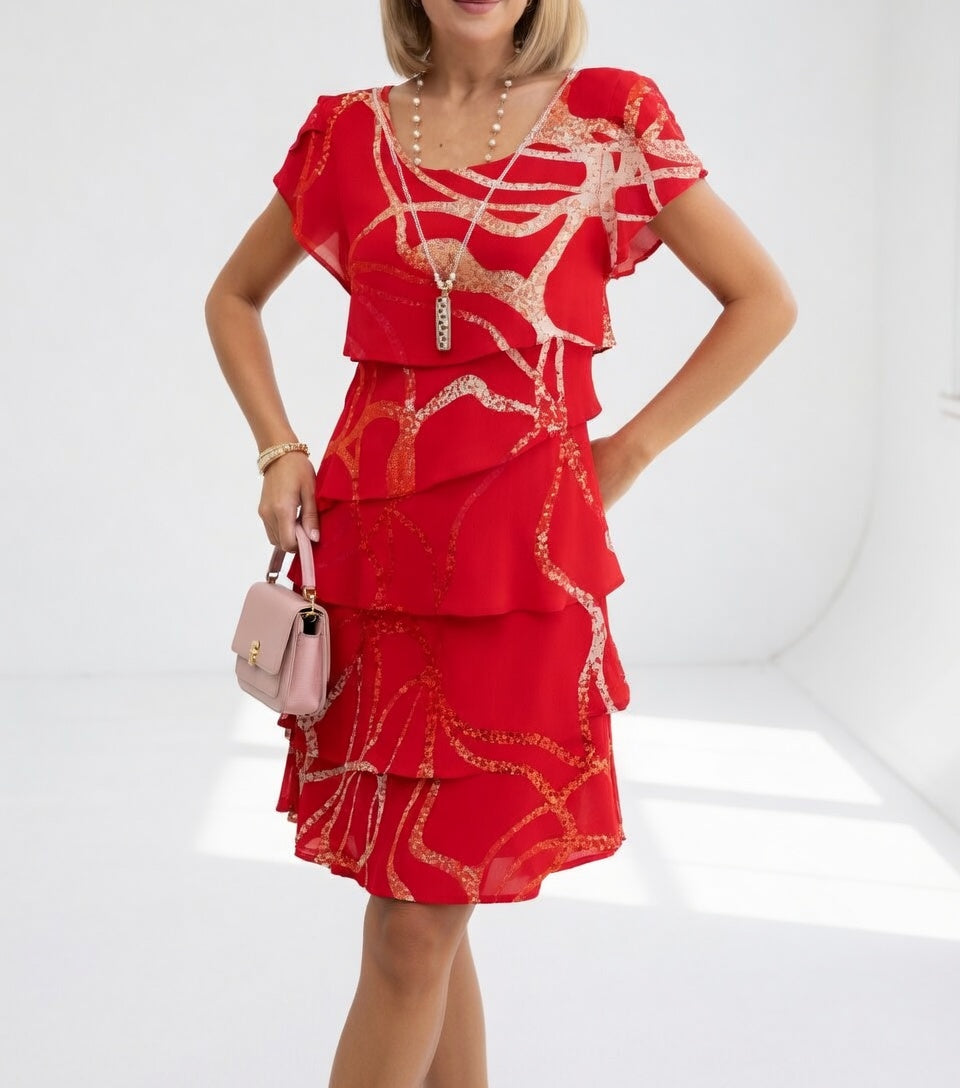 Floréline™ — Robe florale légère élégante estivale