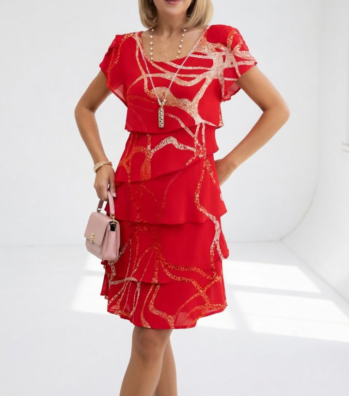 Floréline™ — Robe florale légère élégante estivale