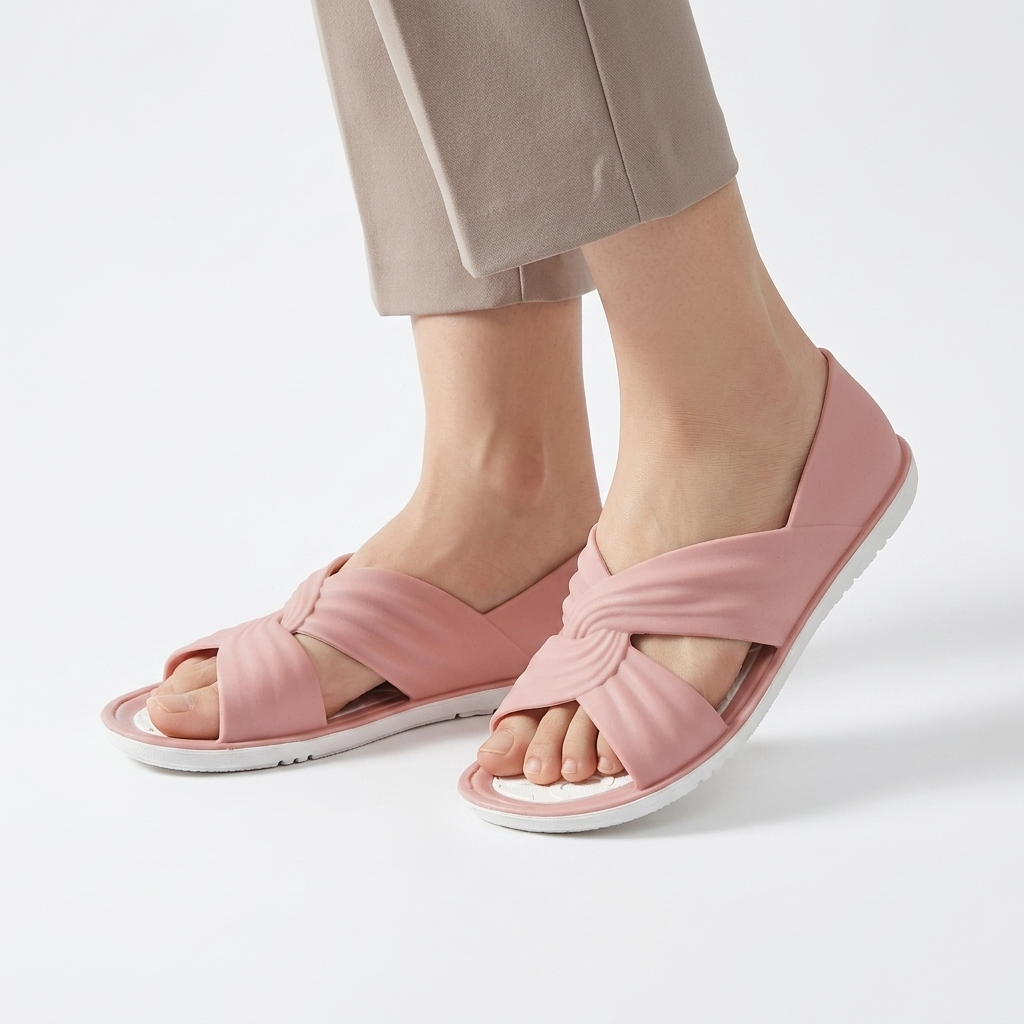 Orinthie™ — Mule plate croisée confort naturel quotidien