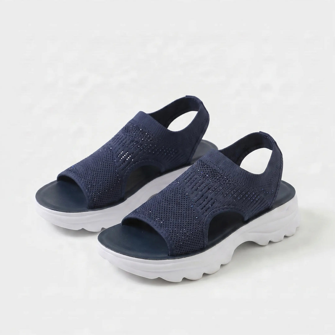 Sportelle™ — Sandale sport maille semelle crantée bride arrière