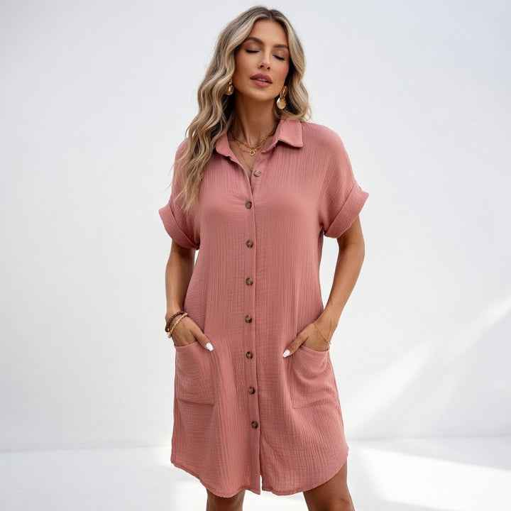 Béatrice™ — Robe chemise élégante et facile à porter