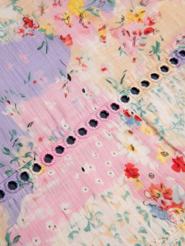 Lysiane™ — Robe florale fluide au charme estival