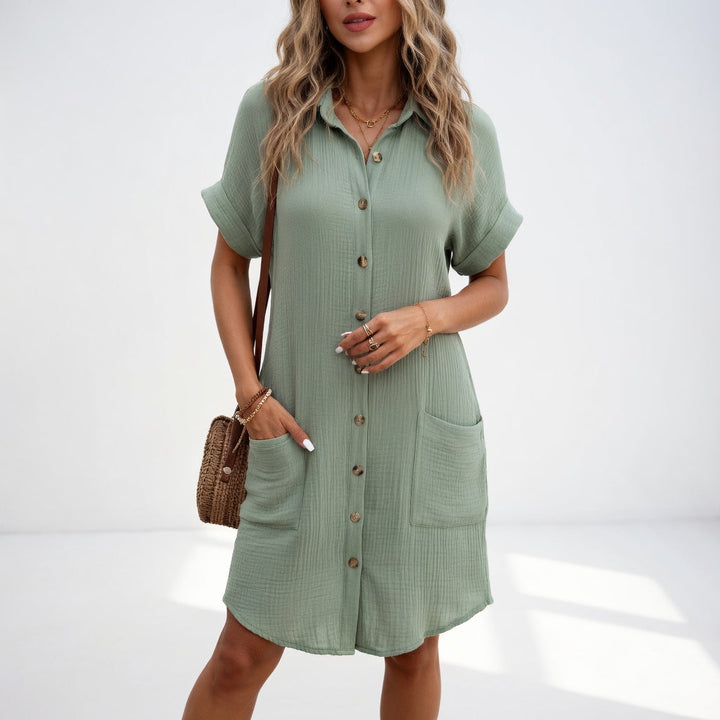 Béatrice™ — Robe chemise élégante et facile à porter