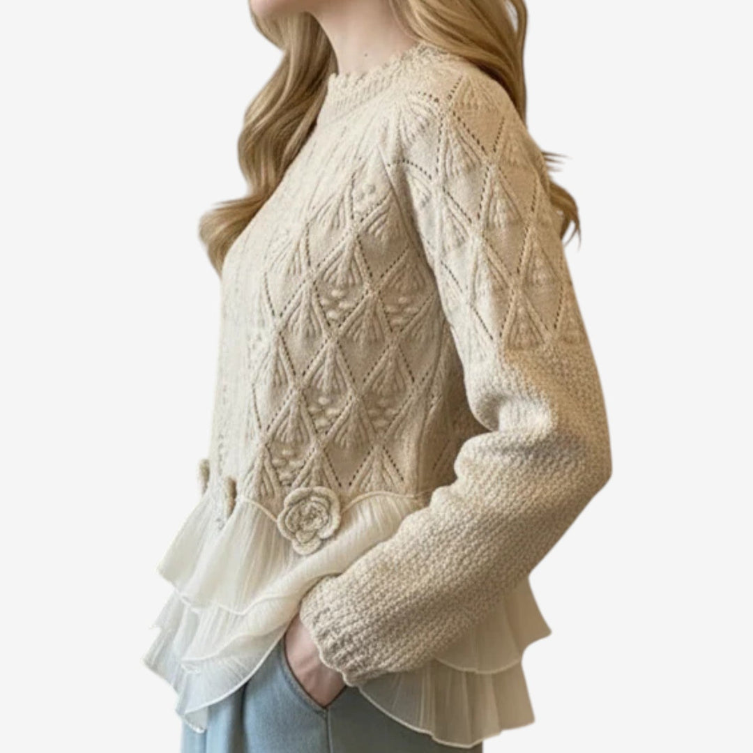 Élodie™ — Pull texturé élégance intemporelle