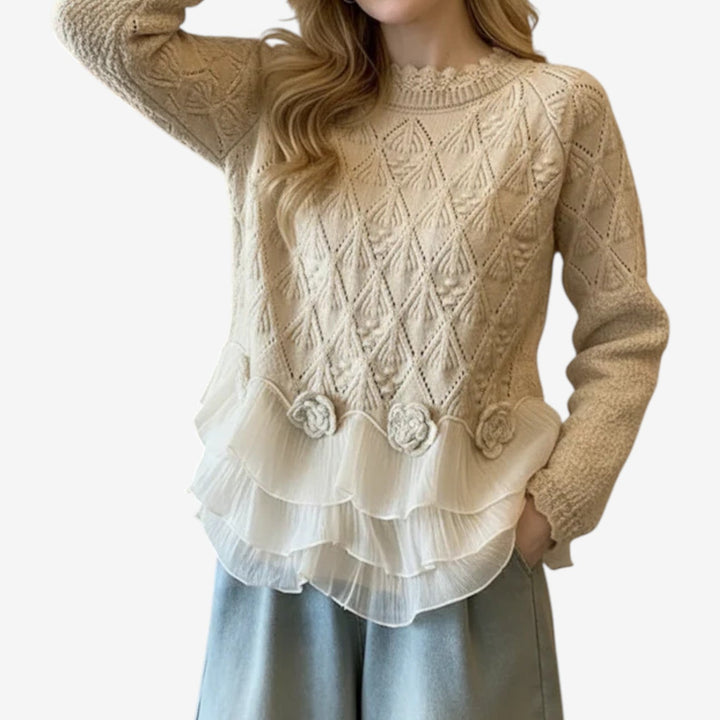 Élodie™ — Pull texturé élégance intemporelle