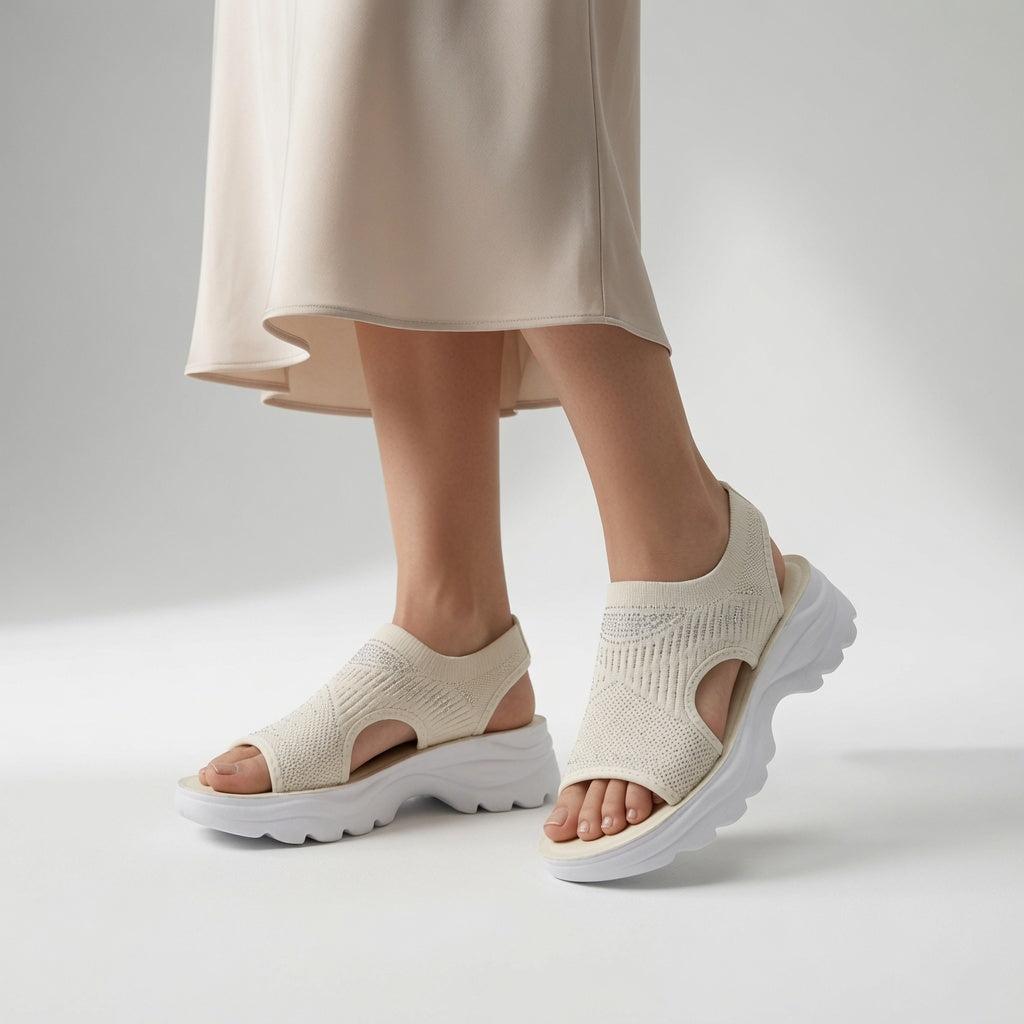 Sportelle™ — Sandale sport maille semelle crantée bride arrière