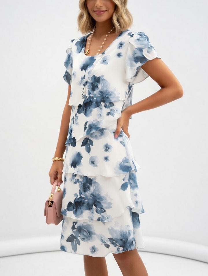 Floréline™ — Robe florale légère élégante estivale