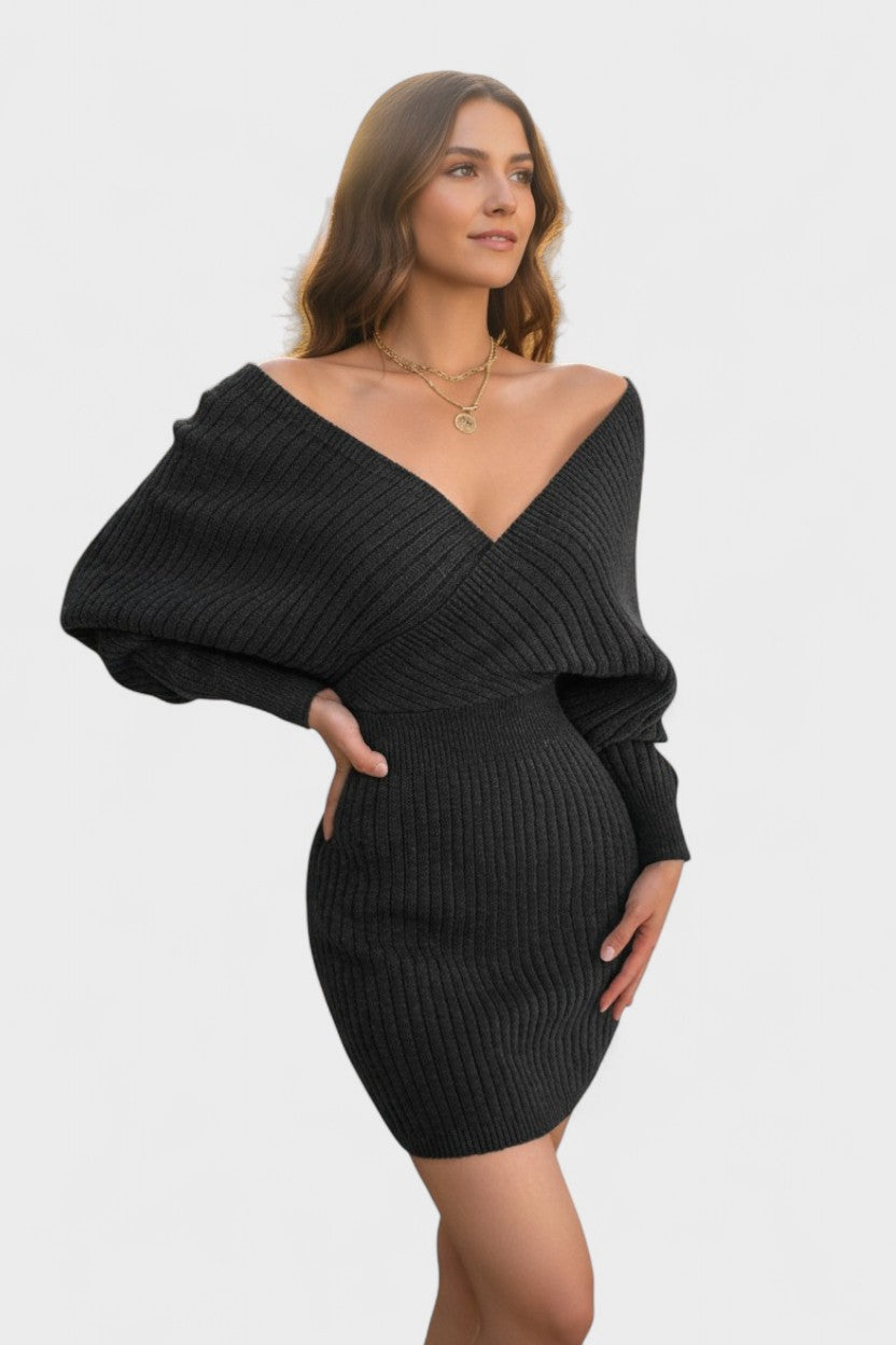 Juliette - Robe portefeuille élégante à col en V